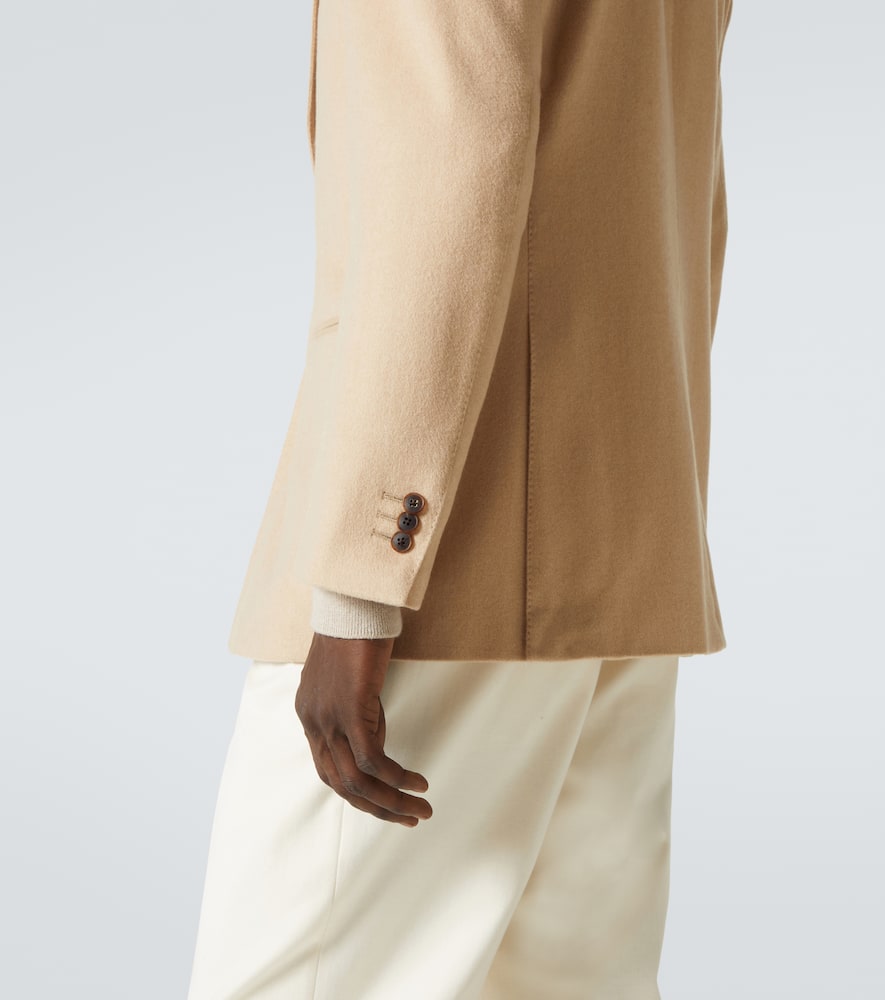 Saman Amel Camel hair suit jacket