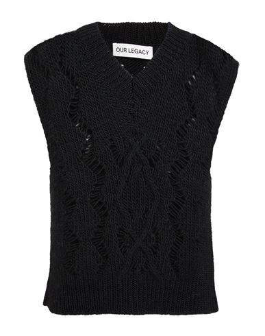 Woman Sweater Black Size 4 Wool