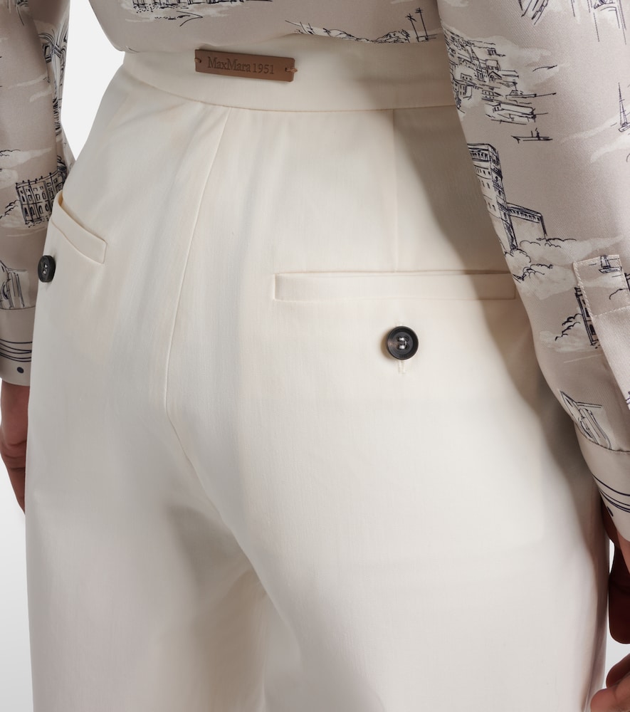 Dentice cotton-blend straight pants