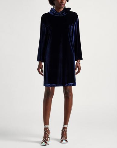 Woman Mini dress Bright blue Size 4 Polyester, Elastane