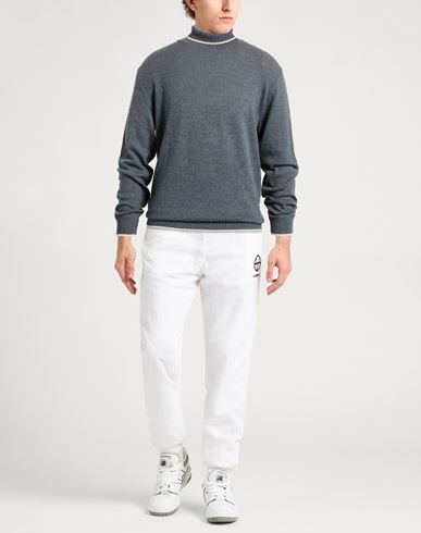 Platinum Man Turtleneck Grey Size 4XL Wool