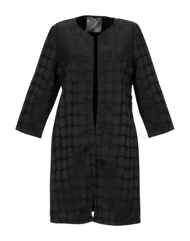 Woman Overcoat & Trench Coat Black Size M Viscose, Polyester, Acrylic