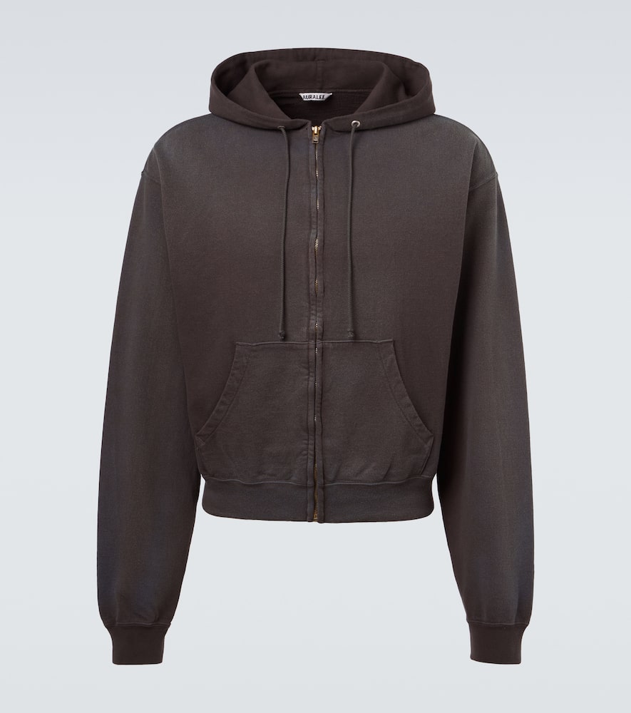 Cotton jersey hoodie