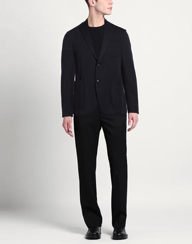 Man Blazer Midnight blue Size 38 Virgin Wool, Polyamide