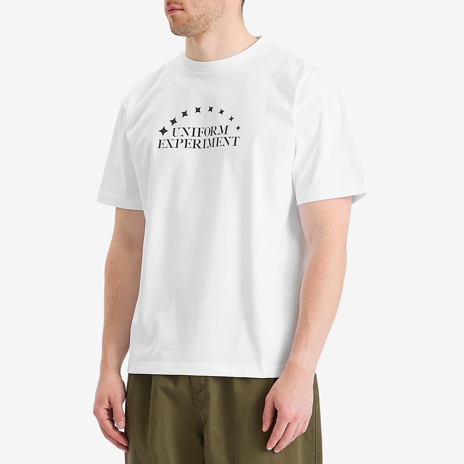 Men's Stencil Logo T-Shirt White