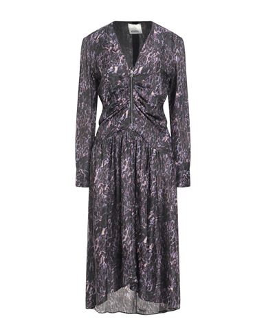 Woman Midi dress Purple Size 8 Viscose, Silk