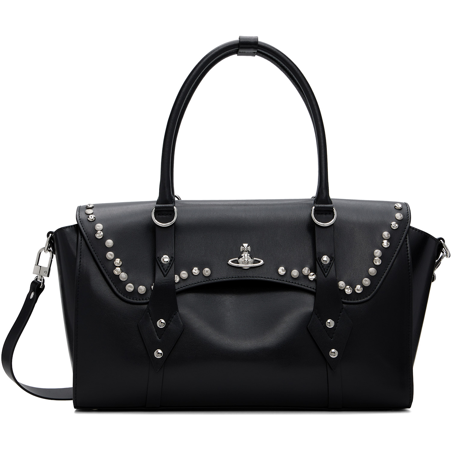 Blcak Bettina Medium Hand Bag
