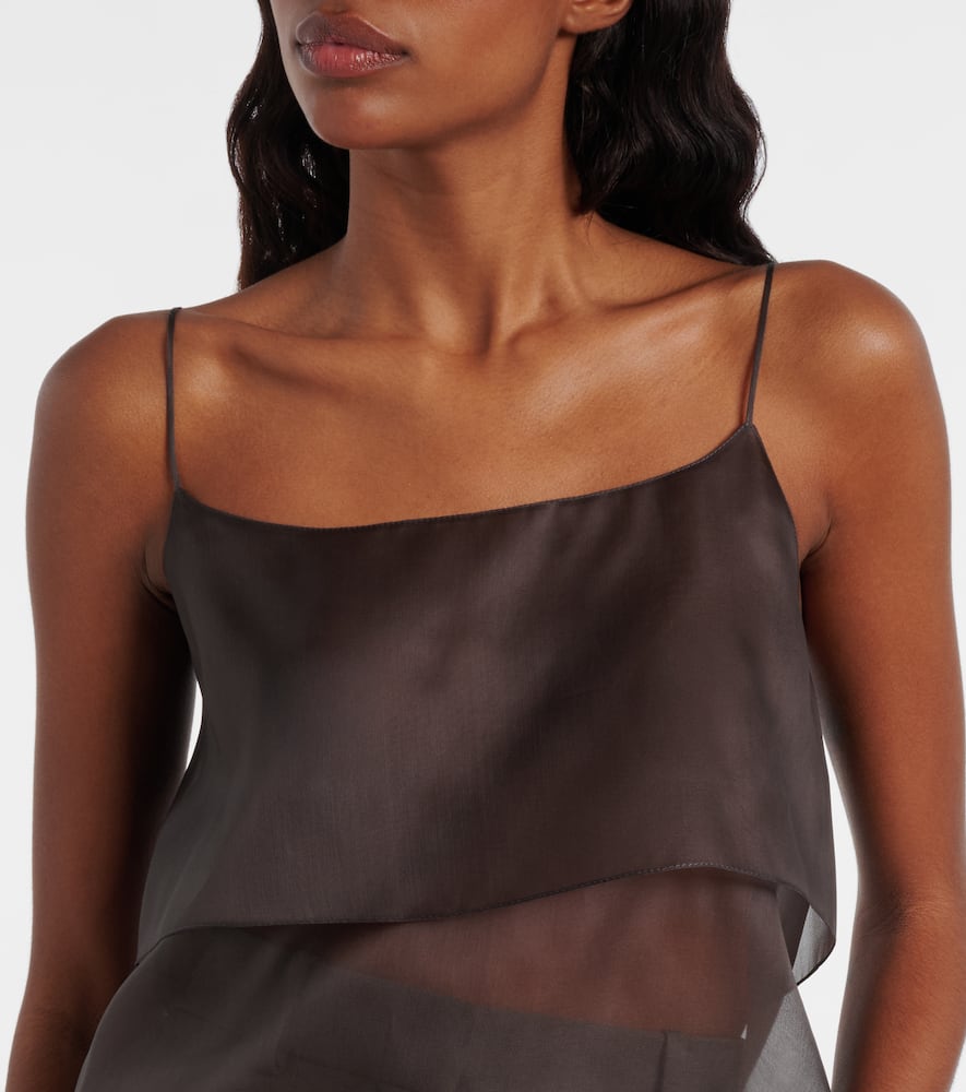 Carmen sheer silk camisole