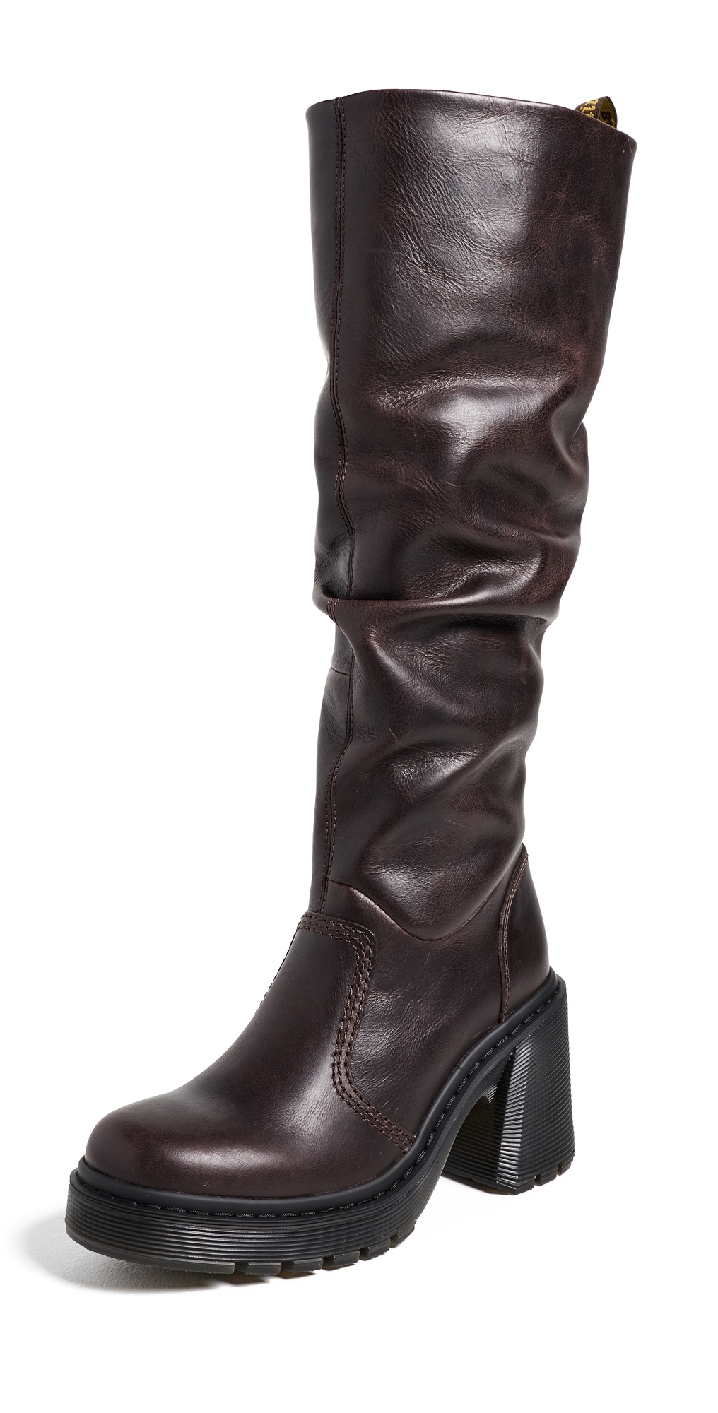 Kasey High Leg Boots Dark Brown