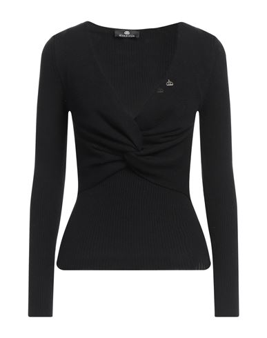 Woman Sweater Black Size L Viscose, Polyester, Polyamide
