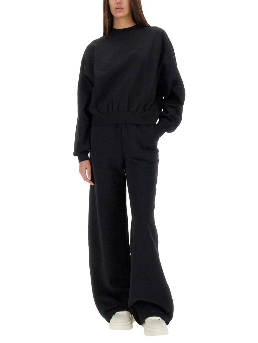 Y-3 - logo crew neck sweatshirt