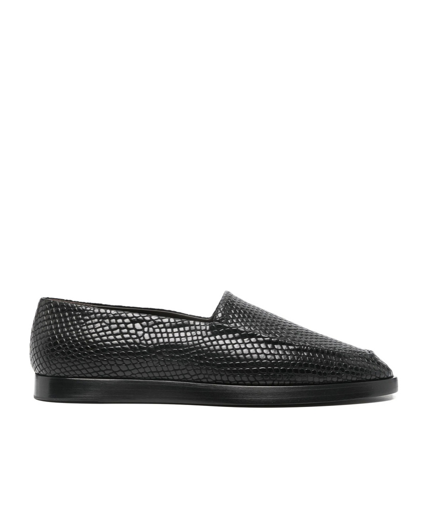 Embossed loafers