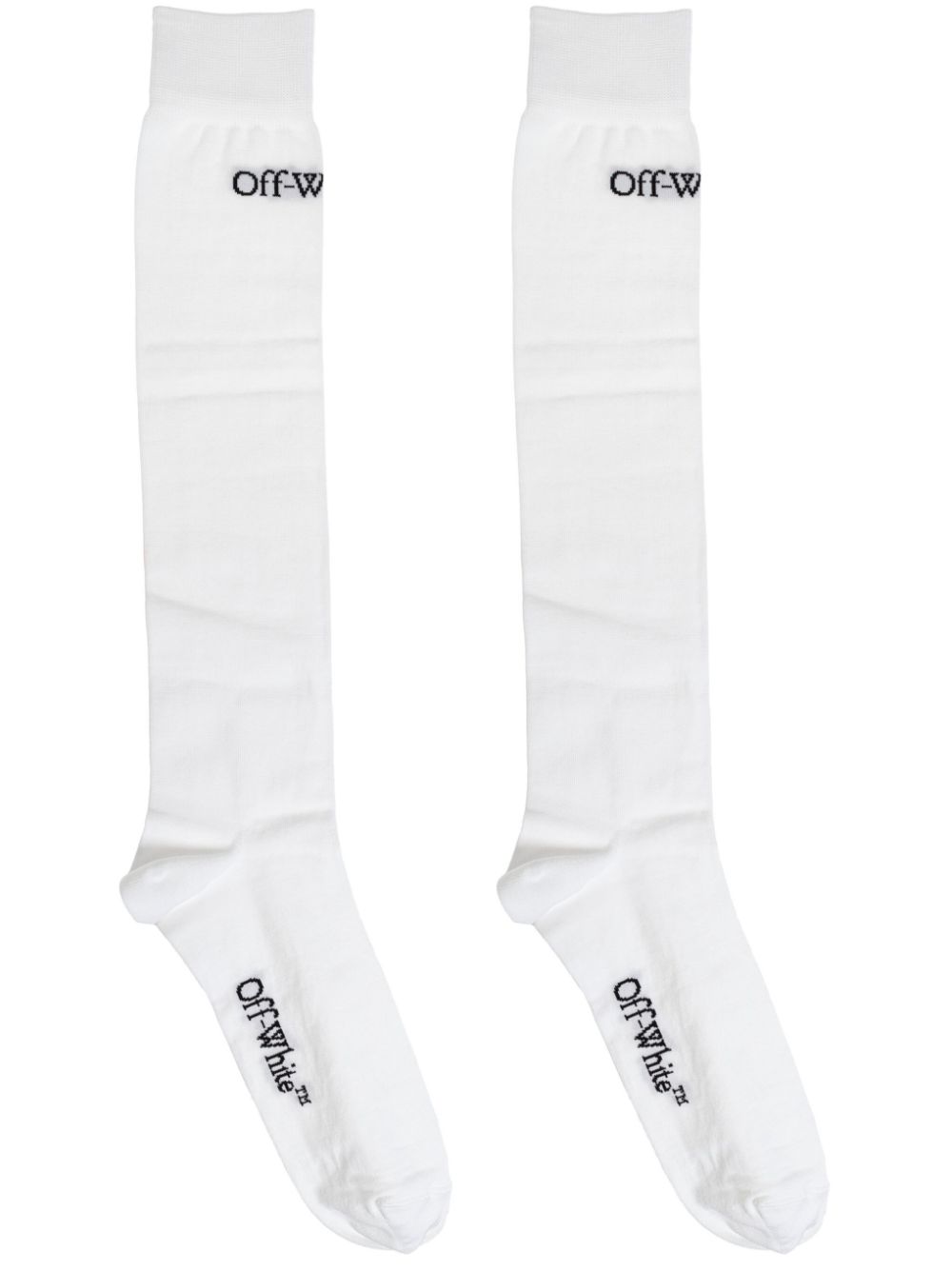 Logo-jacquard socks
