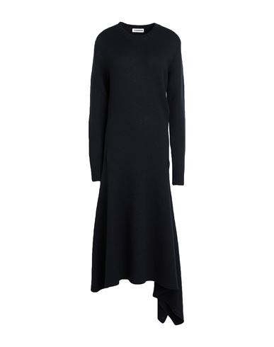 Woman Midi dress Black Size 2 Wool