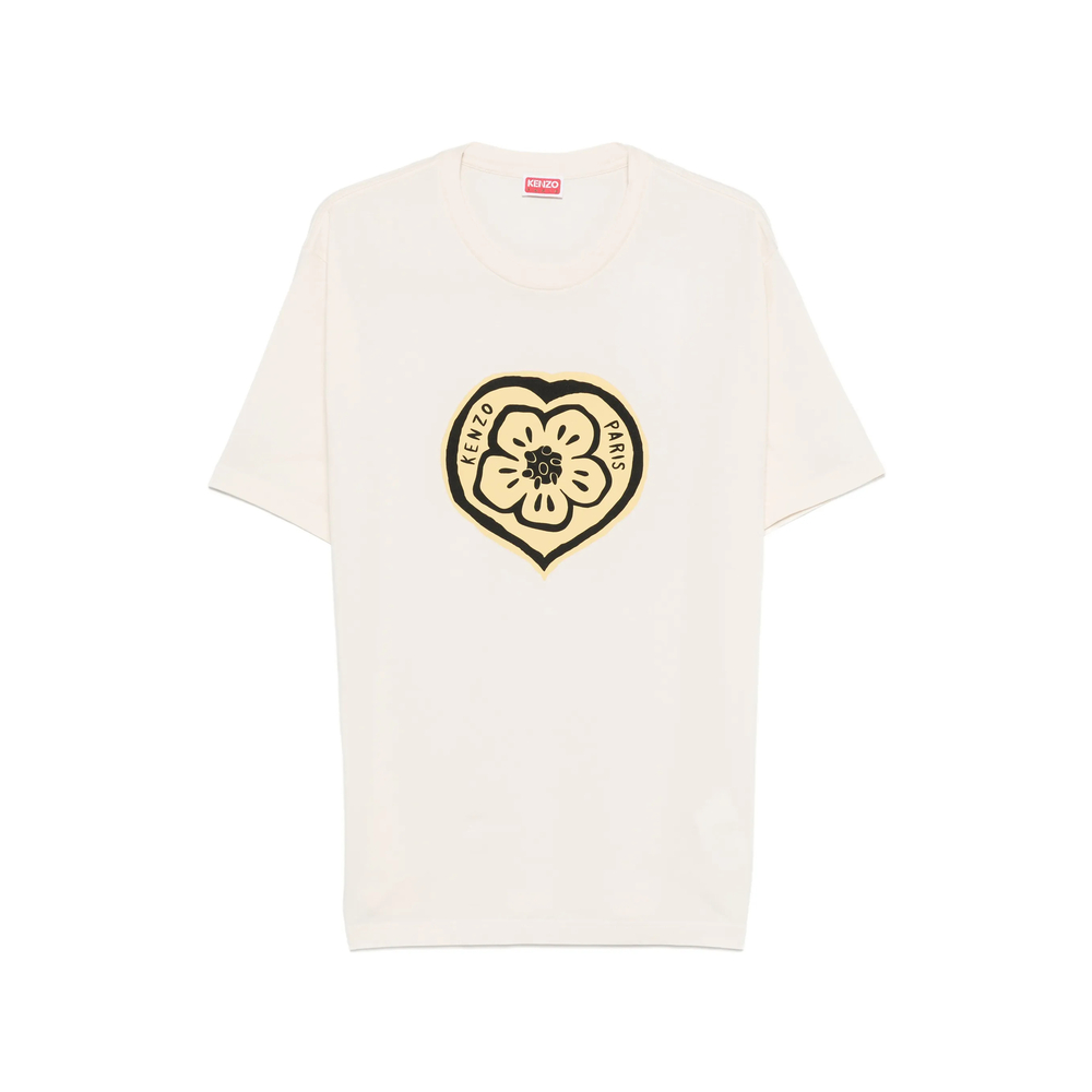 Boke Heart T-Shirt Beige