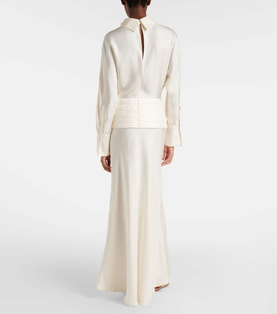 Róhe Silk gown