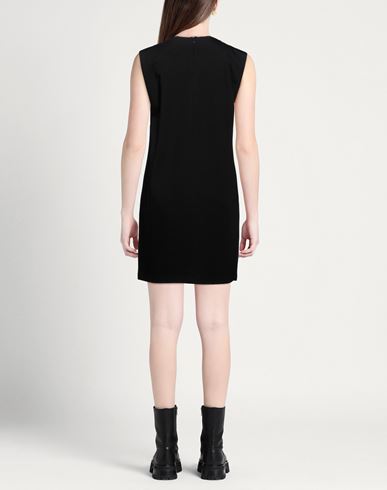 Woman Mini dress Black Size XS Polyester, Polyurethane, Viscose, Polyamide, Elastane