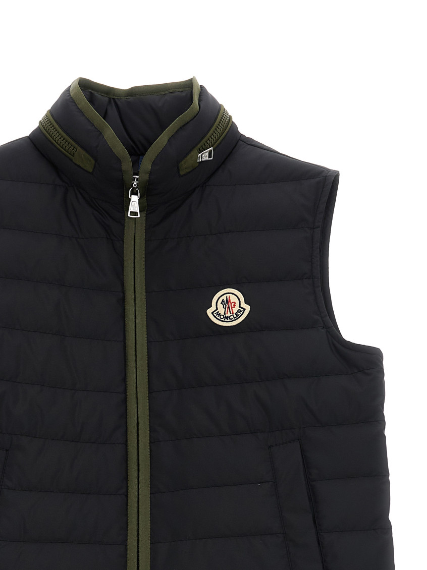 Boys Black Quilted Jacket