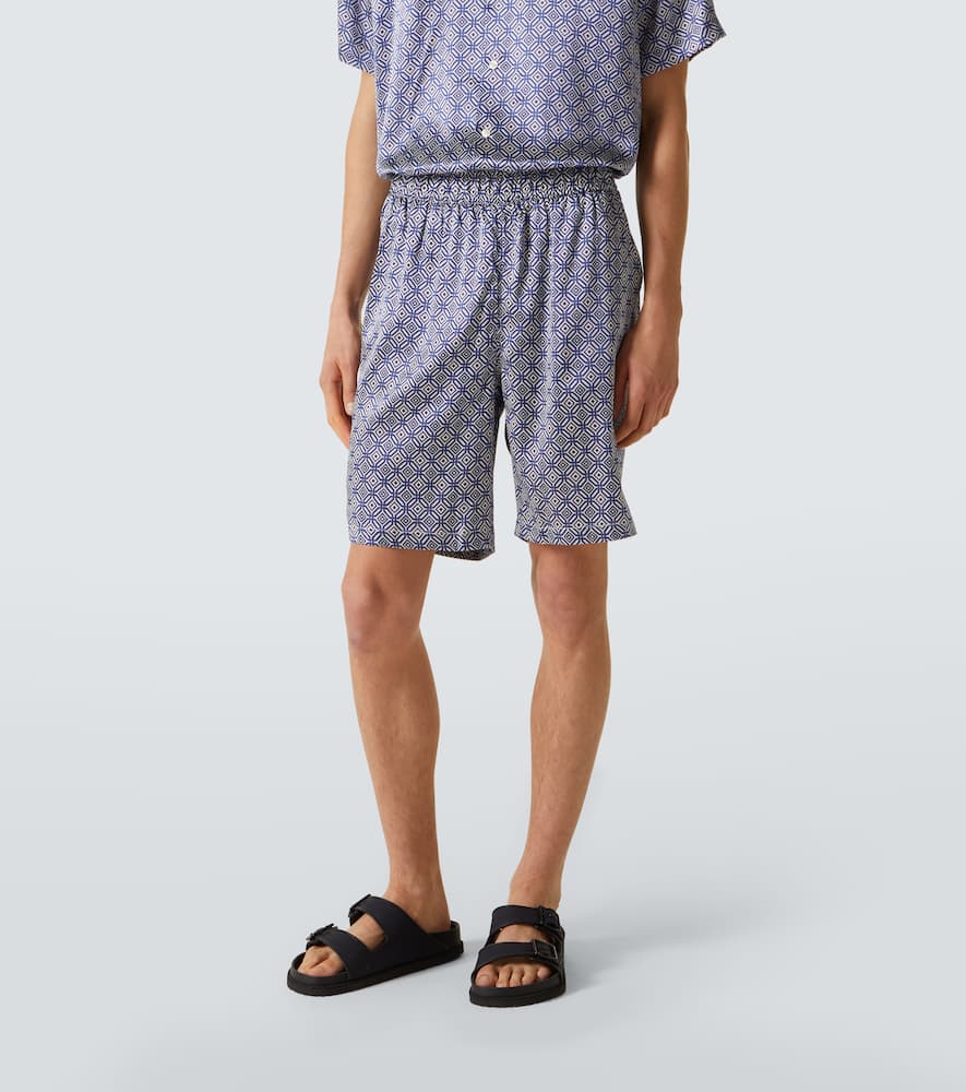 Palma silk-blend Bermuda shorts