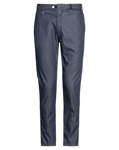 Man Pants Navy Size 30 Cotton, Polyester, Elastane