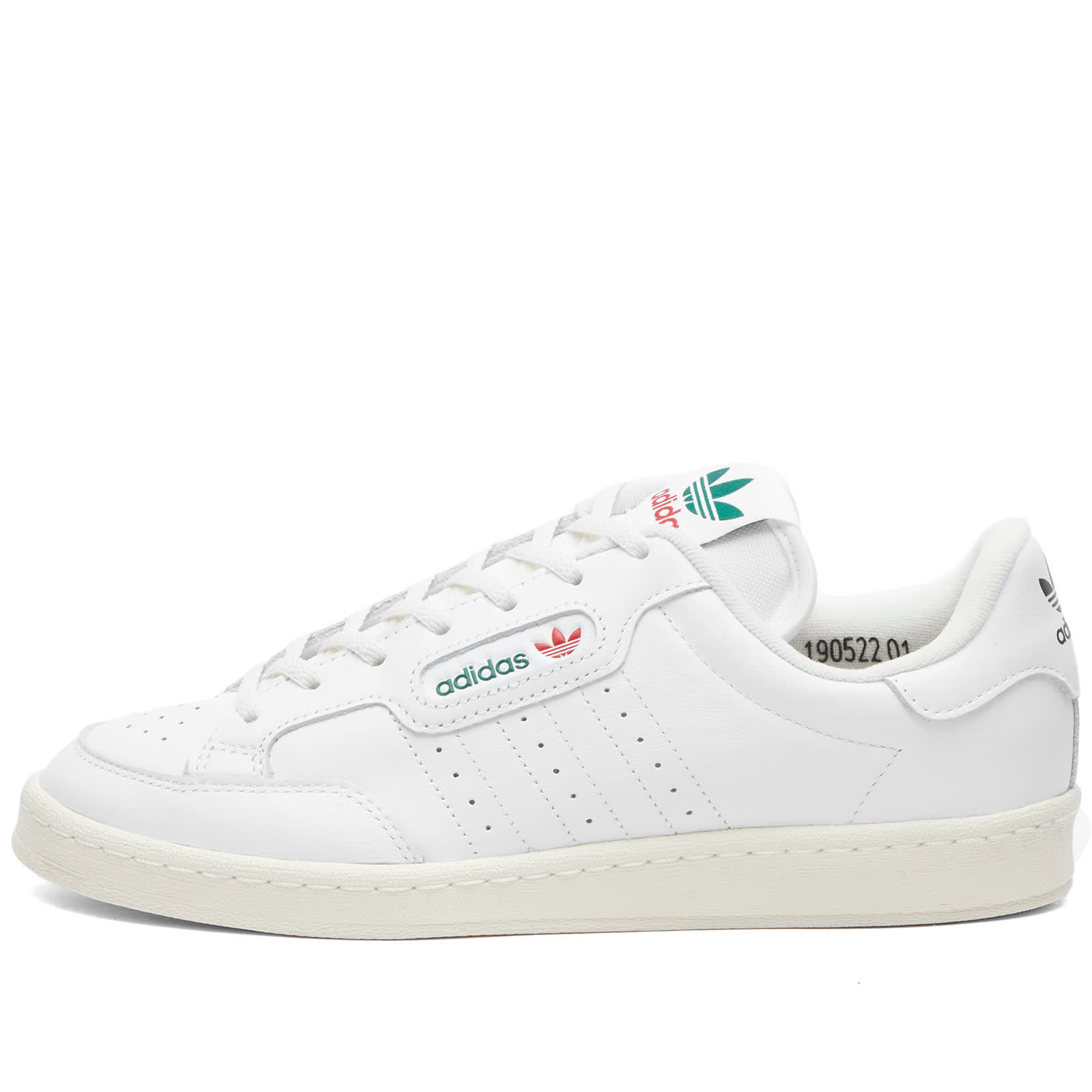 Adidas SPZL Englewood Sneakers in White/Dark Green