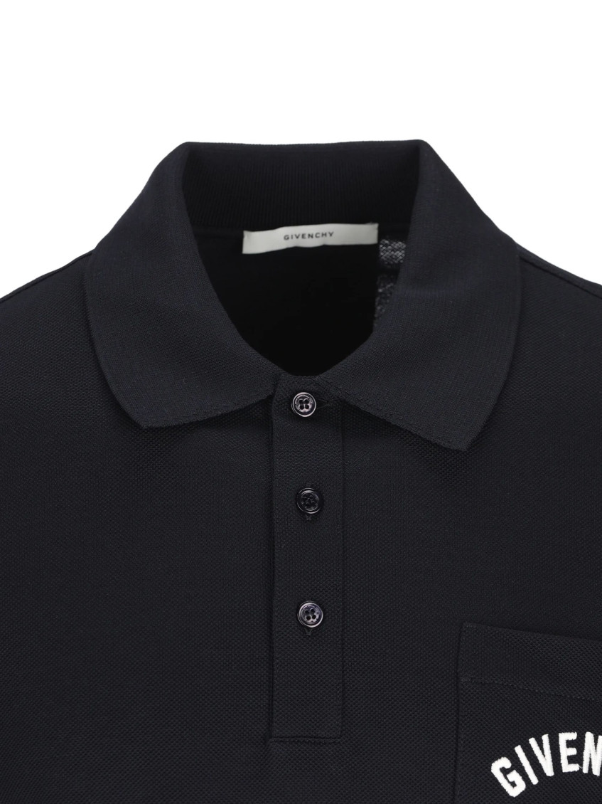 Givenchy - shirt chest pocket polo collar short sleeve
