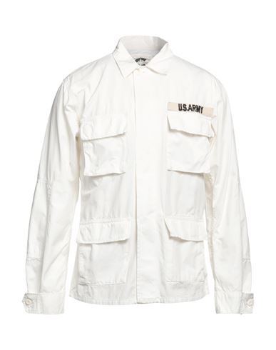 Man Jacket White Size L Cotton