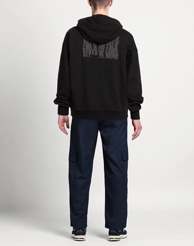 Man Sweatshirt Black Size L Cotton