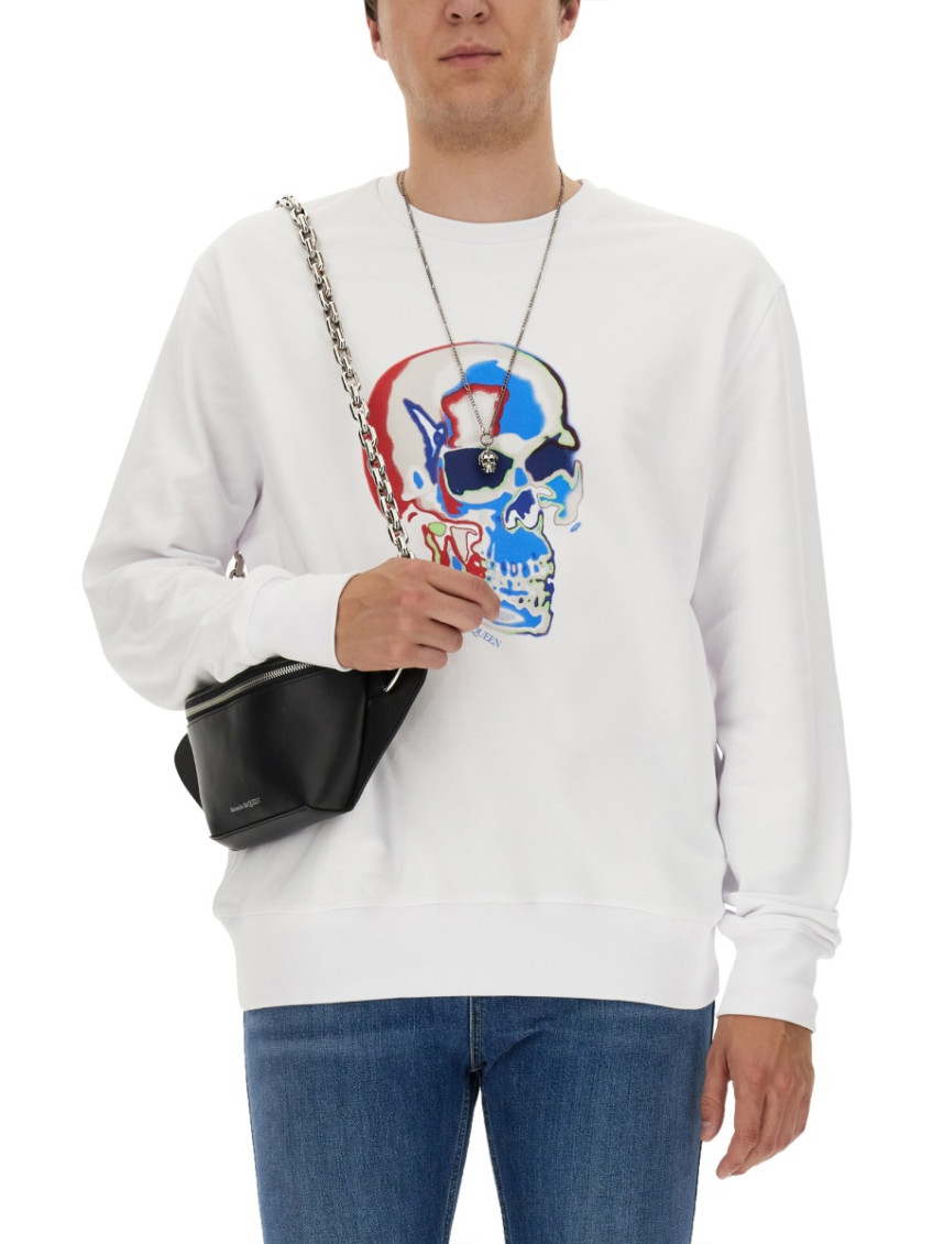White Crew Neck Sweatshirt