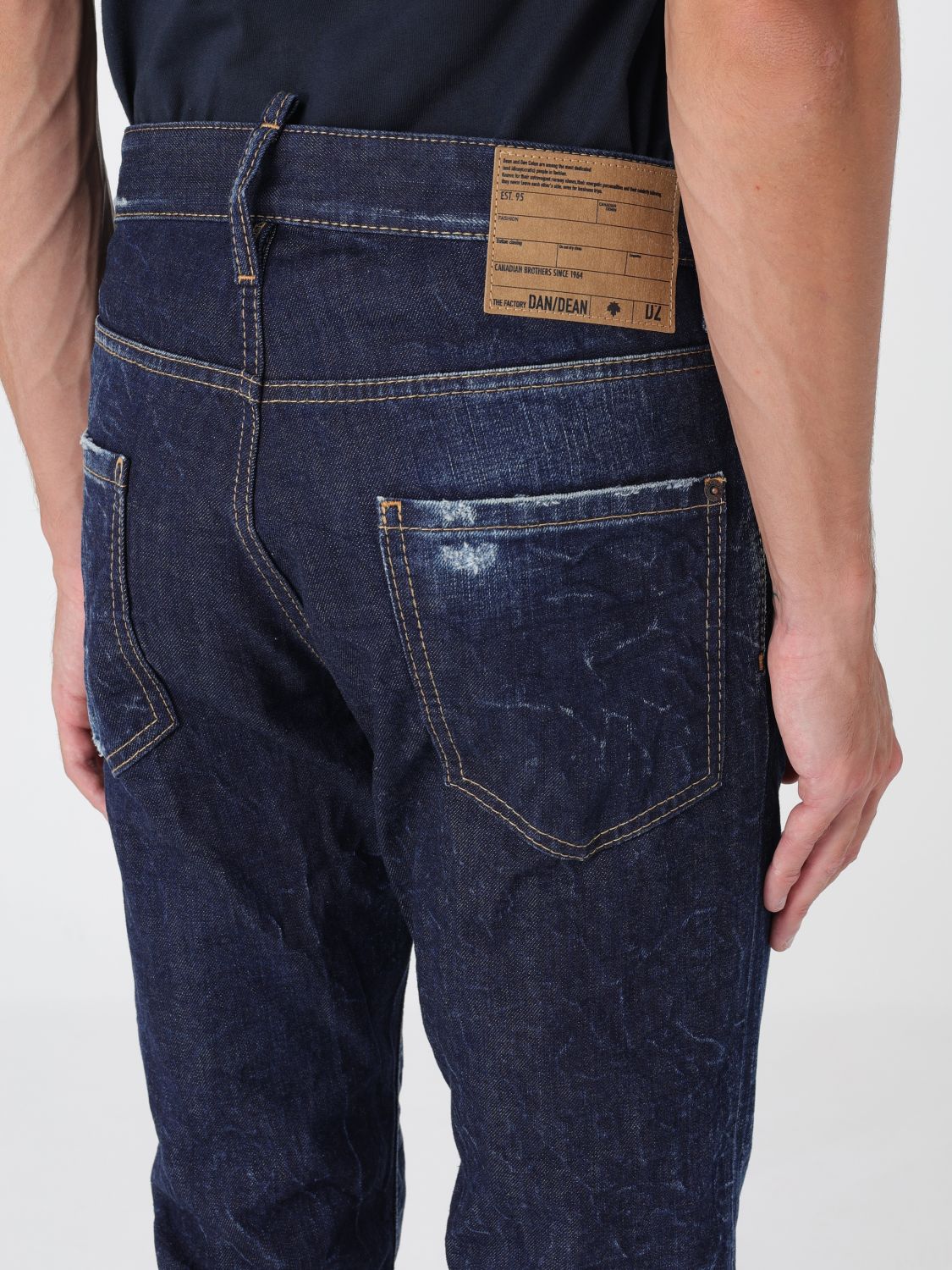 Pants Men color Blue