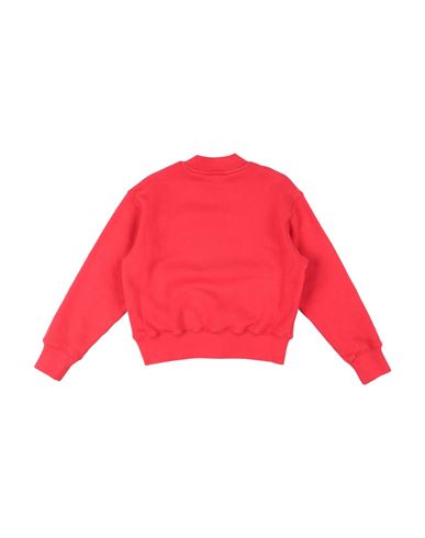 Kid Boy Sweatshirt Red Size 10 Cotton, Elastane