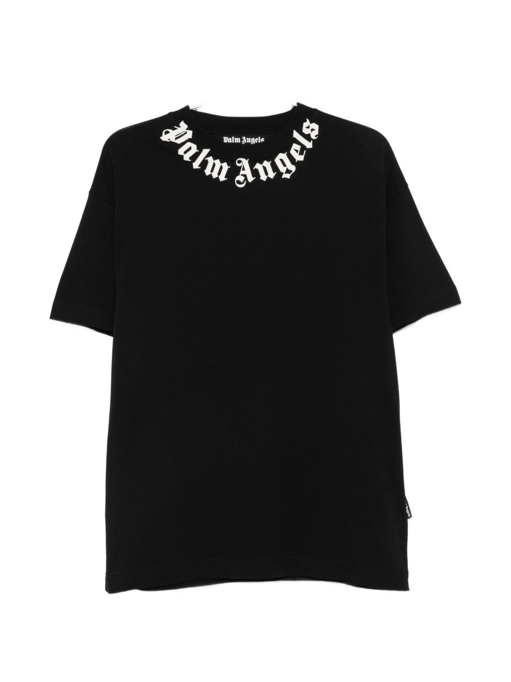 Logo-Embroidered Crew Neck T-shirt — Black