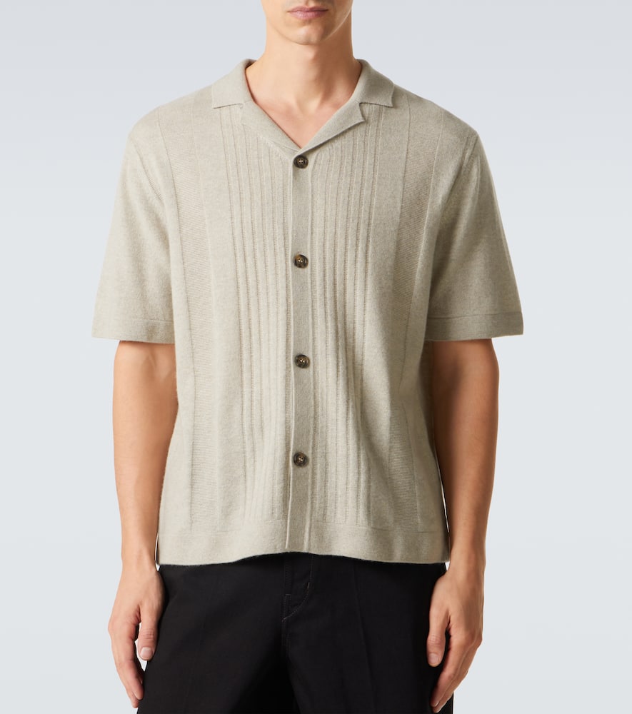 Gerone knitted cashmere polo shirt