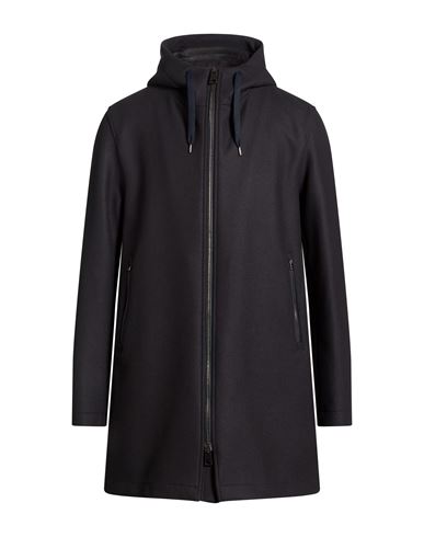 Man Coat Midnight blue Size 42 Virgin Wool, Polyamide