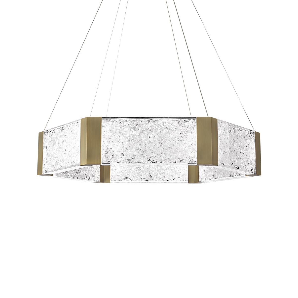 Modern Forms Forever Chandelier in Aged Bra