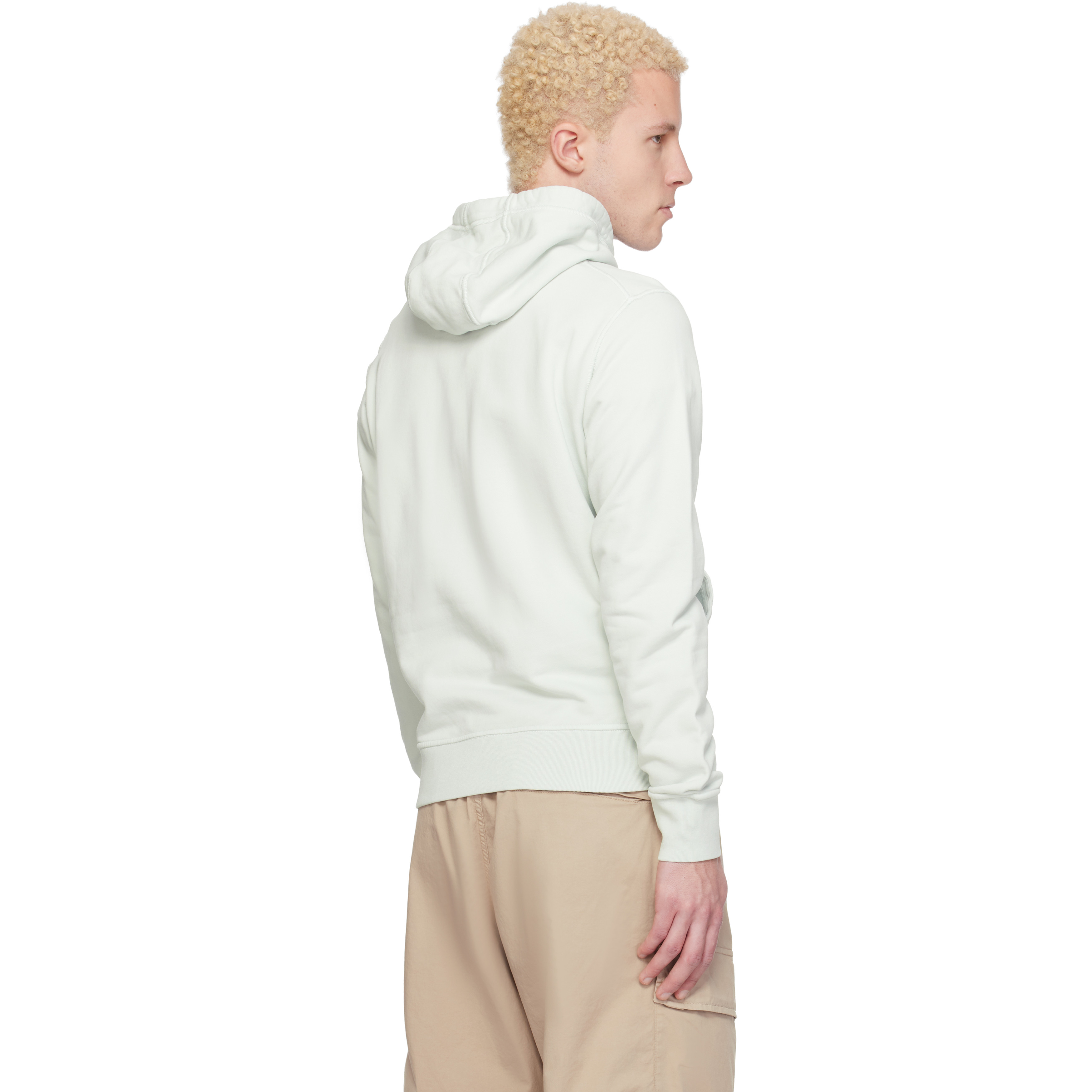 Blue 6100062 Organic Cotton Fleece Hoodie