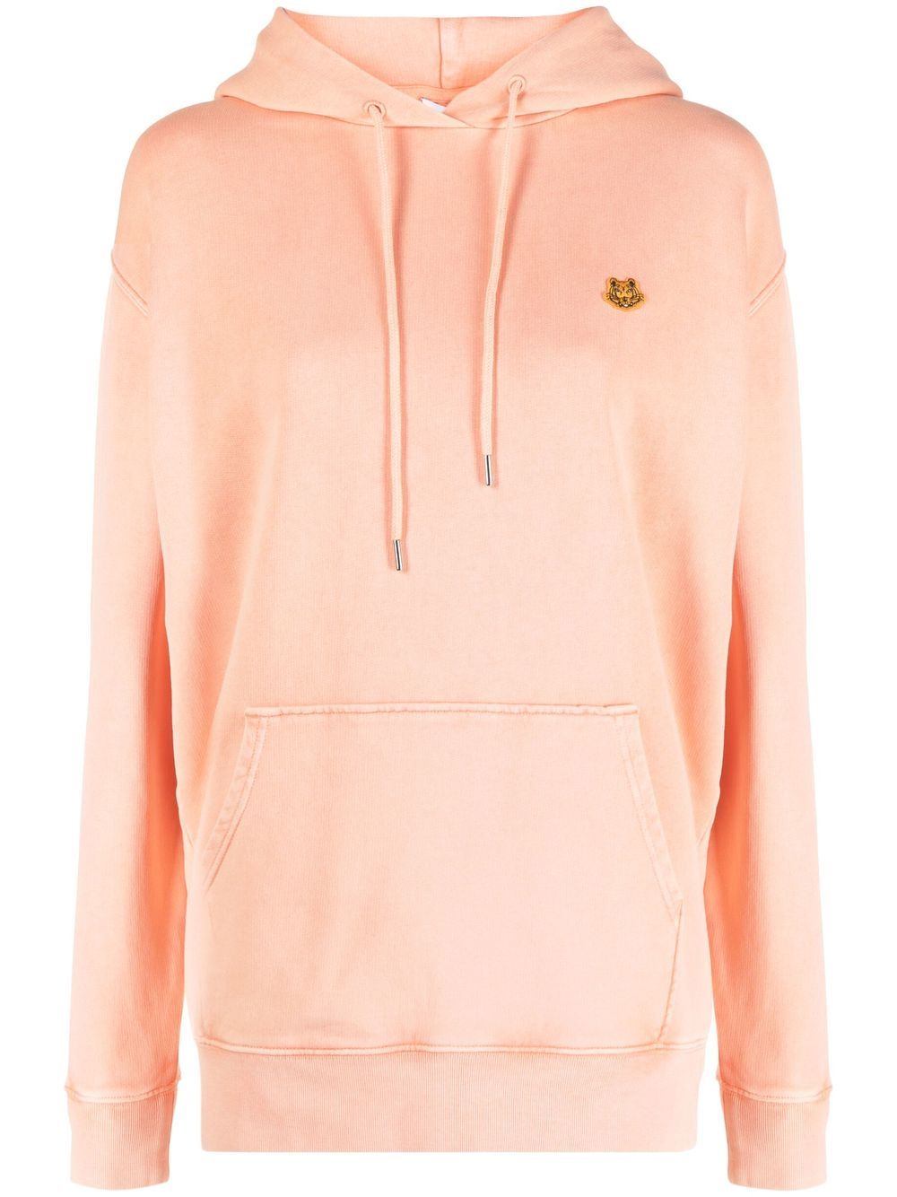 Tiger Crest oversized hoodie - Orange