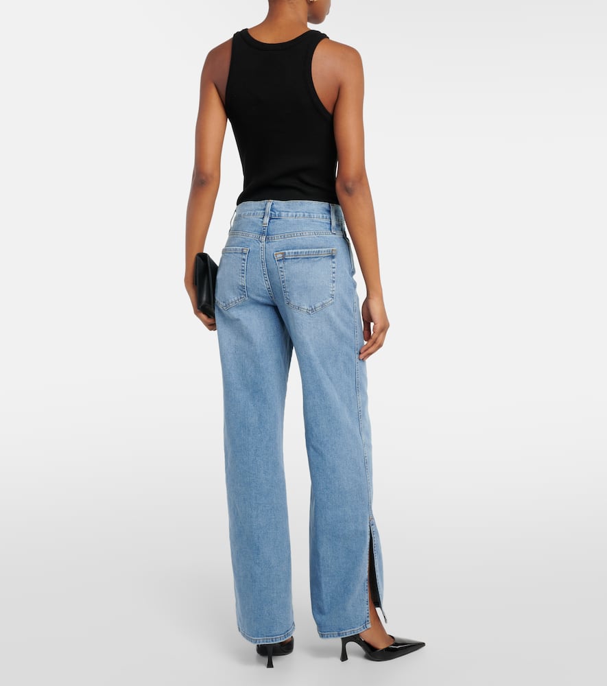 Le Slim Palazzo high-rise jeans