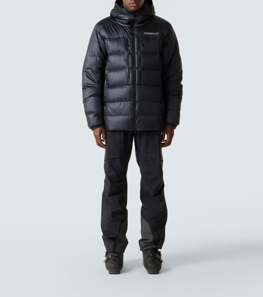 Norrøna Trollveggen hooded down ski jacket