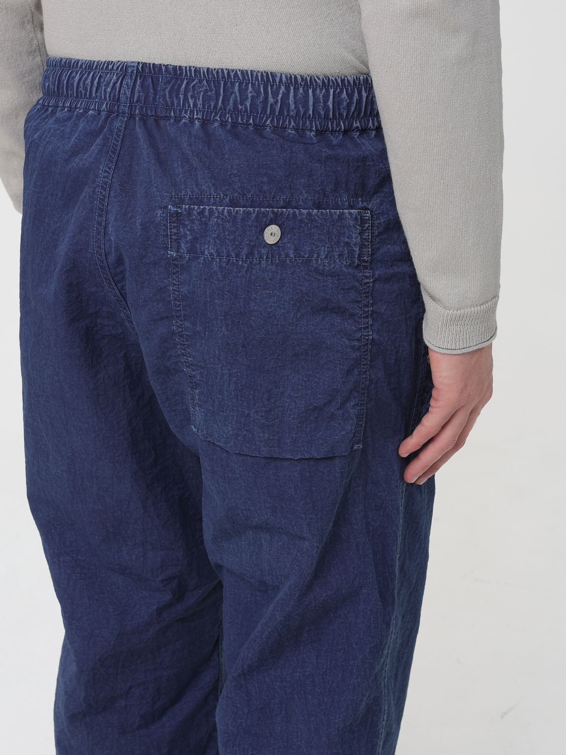 Pants Men color Denim