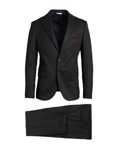 Brian Dales Man Suit Black Size 38 Polyester, Wool, Elastane