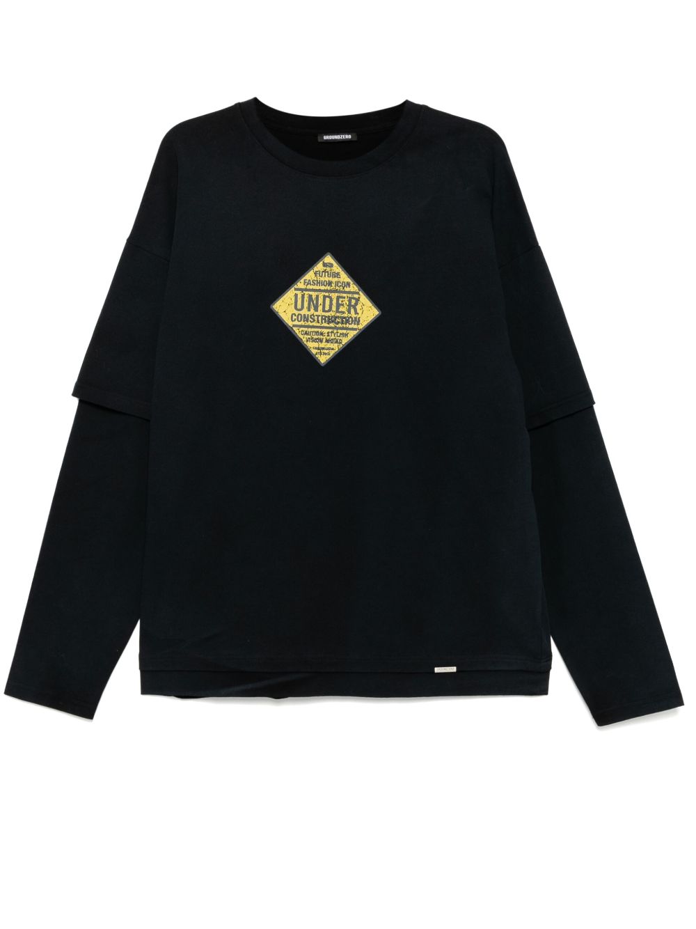 Graphic-print T-shirt - Black