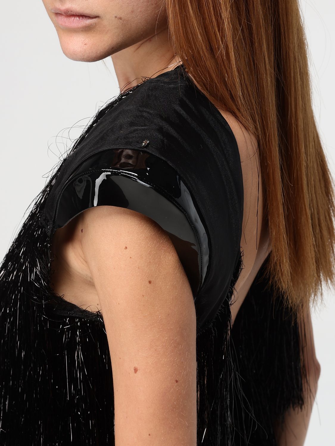 Fringed top - Black
