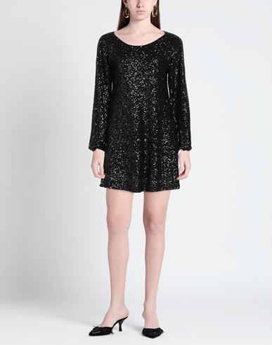 Woman Mini dress Black Size 4 Polyester, Elastane