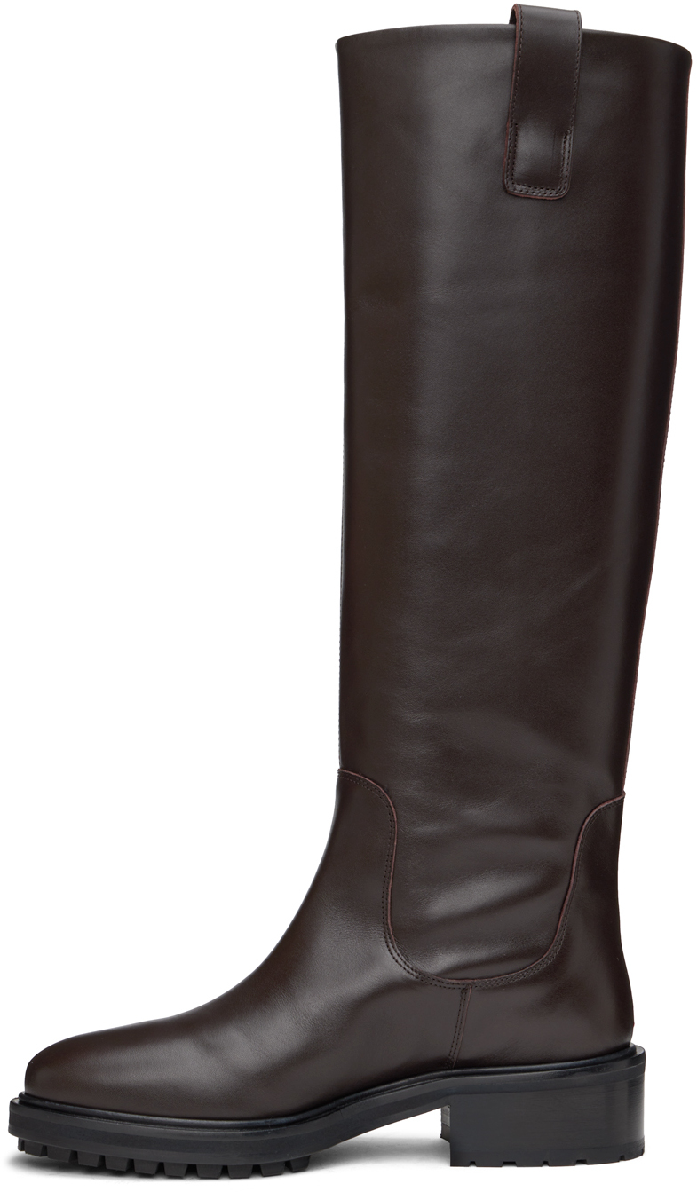 Aeyde Brown Henry Tall Boots