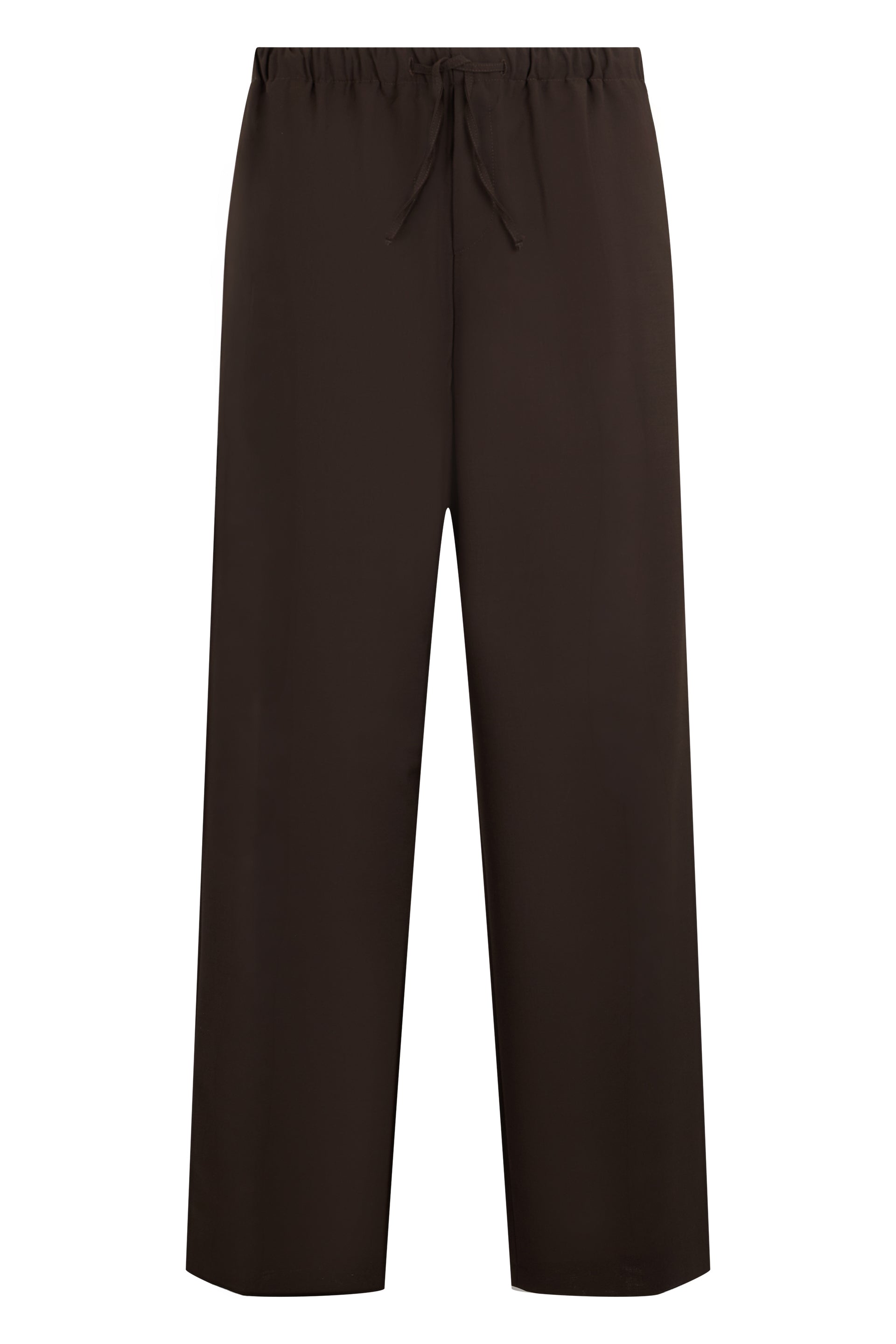 Men's Virgin Wool Drawstring Loose Pants