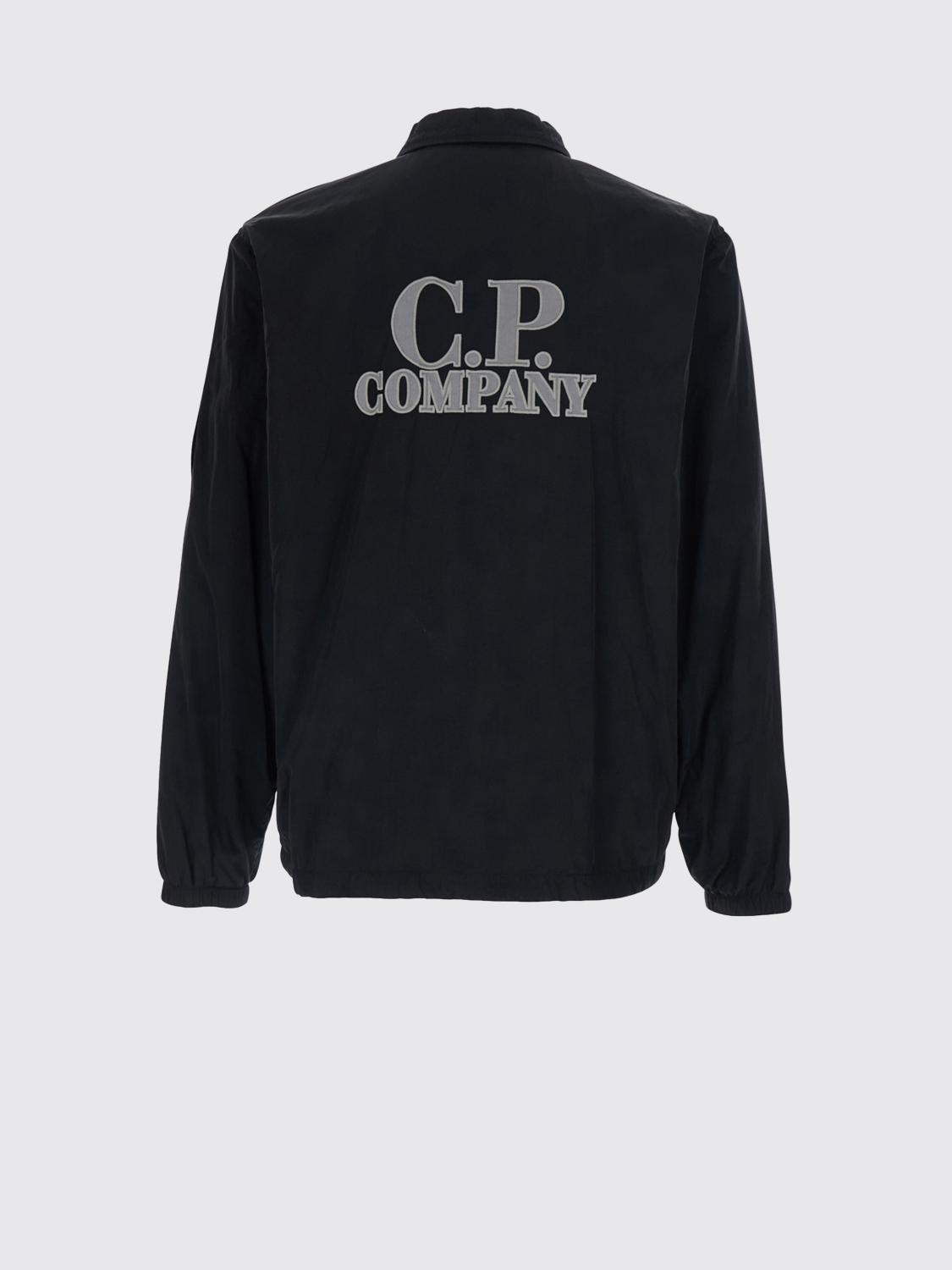 C. P. COMPANY Polyamide Shirt Jacket with Classic Collar and Drawstring