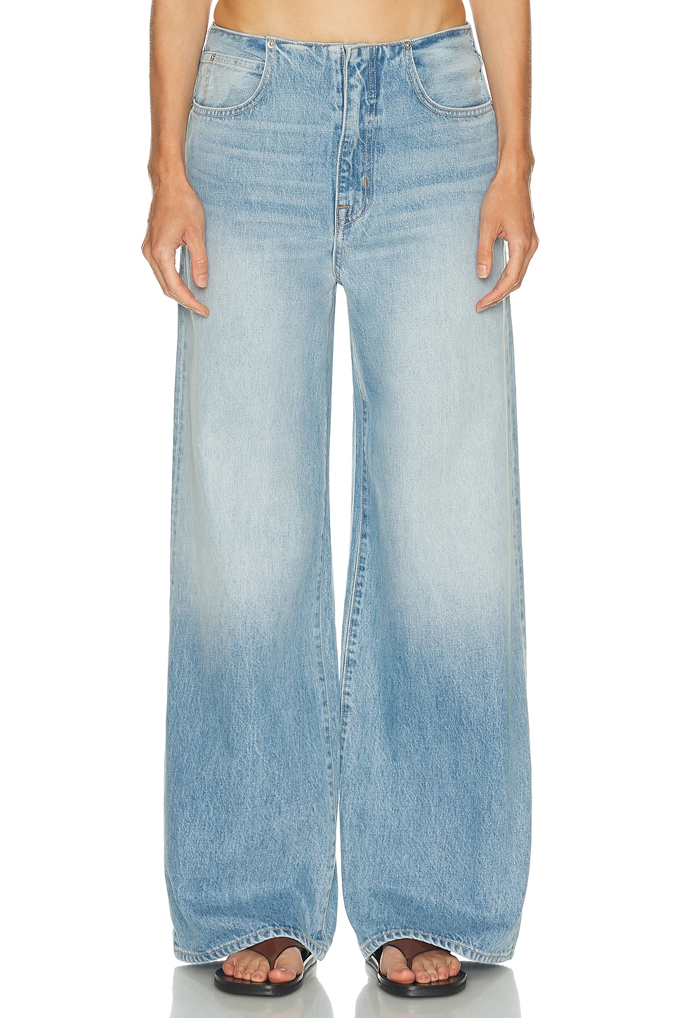 SLVRLAKE Naomi Wide Leg Jeans in She's The One.  32 also in 23, 24, 25, 26, 27, 28, 29