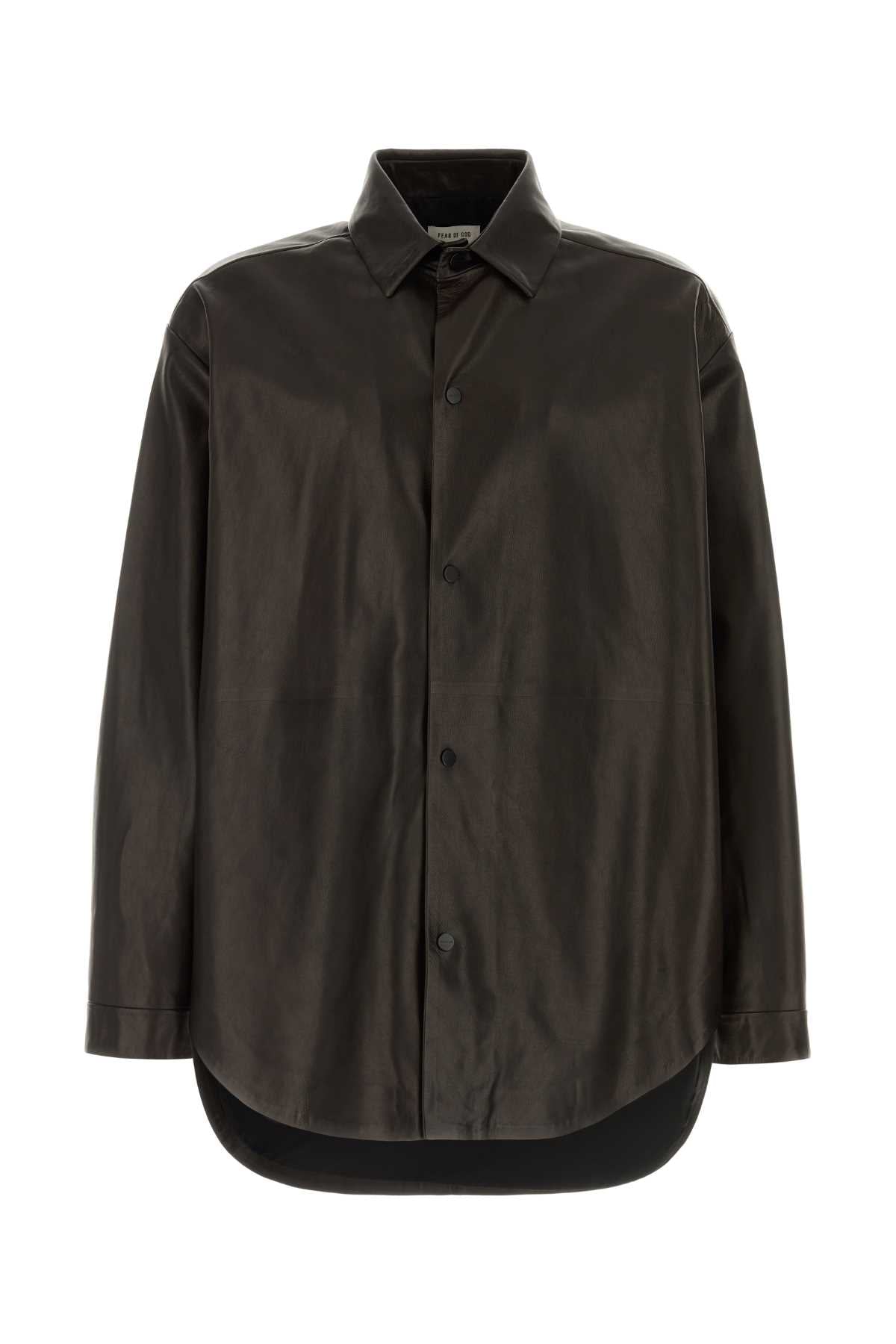 Shirt Shirt — Brown