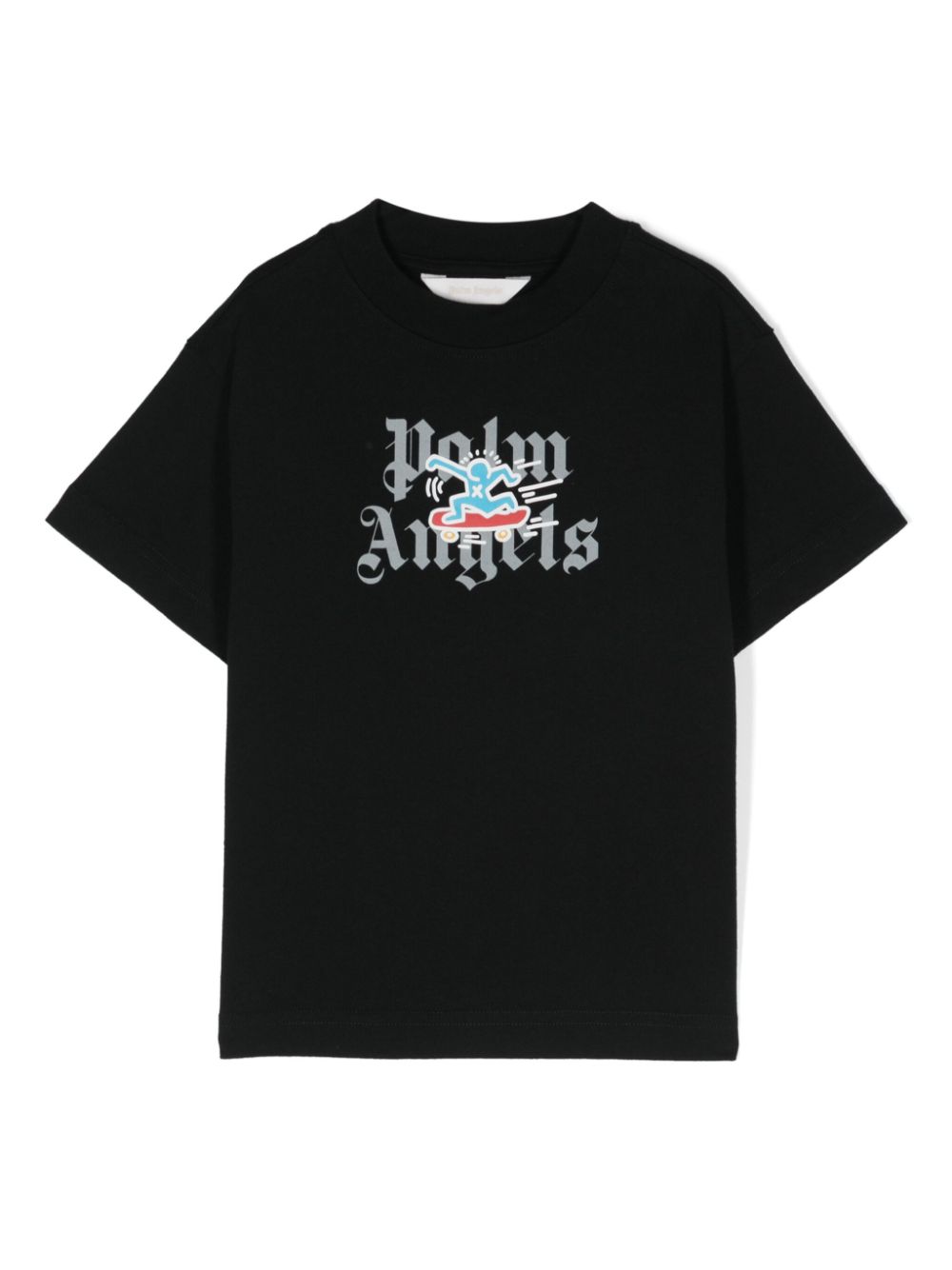 X Keith Haring skateboard-print T-shirt - Black
